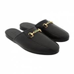 NIB Gucci Quentin leather mules